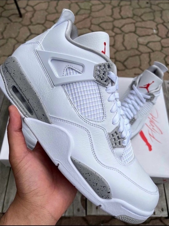 Jordan Other - Air Jordan 4 Retro White Oreo 2021 -Men's Basketball Sneakers Shoes